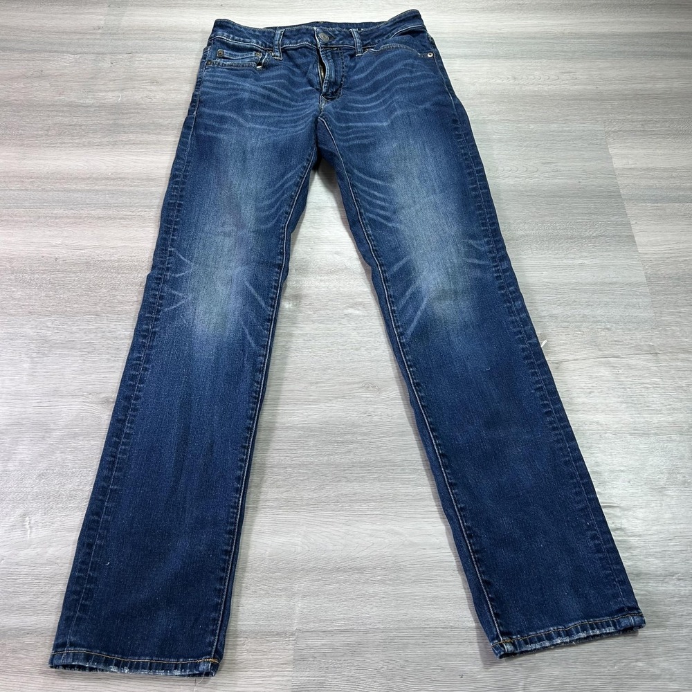 American Eagle Outfitters Jeans Mens 30x33 Blue Slim Straight AirFlex+ Denim